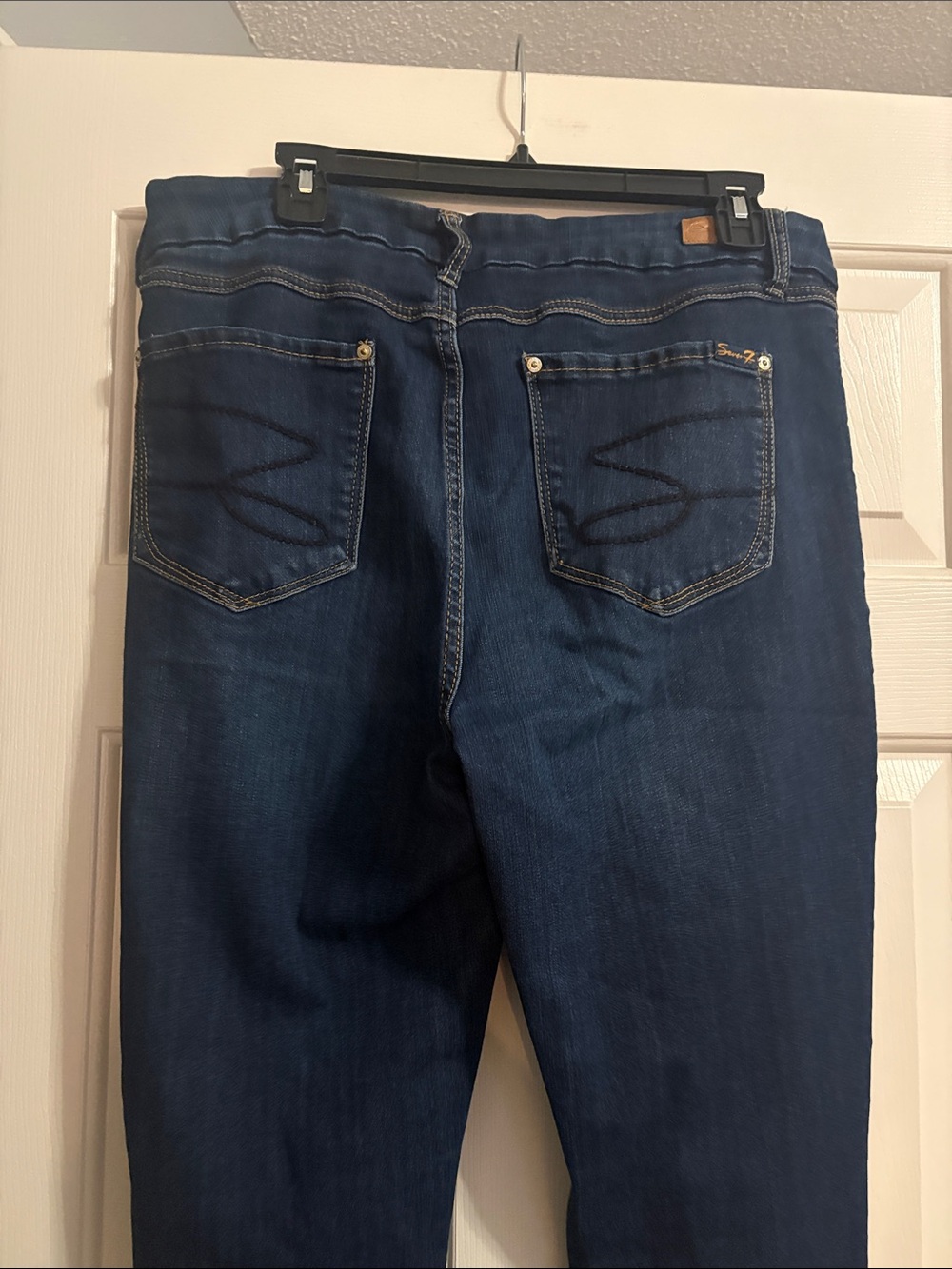 Seven7 Dark Indigo Skinny Jeans - Picture 3 of 4